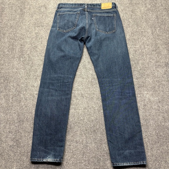 Levis Made & Crafted Jeans Mens 34x32 Blue Tack Slim Straight Leg Italy Made - Picture 2 of 16